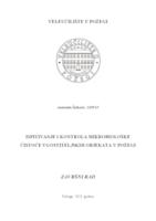 ISPITIVANJE I KONTROLA MIKROBIOLOŠKE ČISTOĆE UGOSITELJSKIH OBJEKATA U POŽEGI