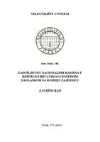 ZAPOŠLJIVOST NACIONALNIH MANJINA U REPUBLICI HRVATSKOJ S POSEBNIM NAGLASKOM NA ROMSKU ZAJEDNICU