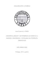 ZAKOROVLJENOST I DETERMINACIJA KOROVA U NASADU VINOGRADA I VOĆNJAKA NA PODRUČJU ORAHOVICE