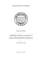 PRIMJENA NAČELA JAVNOSTI U ZEMLJIŠNOKNJIŽNOM UREĐENJU