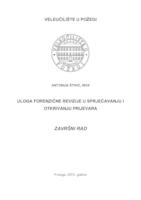 ULOGA FORENZIČNE REVIZIJE U SPRIJEČAVANJU I OTKRIVANJU PRIJEVARA