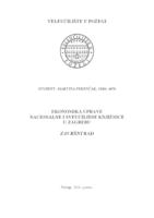 EKONOMIKA UPRAVE NACIONALNE I SVEUČILIŠNE KNJIŽNICE U ZAGREBU