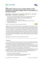 Difficulties with Use of Cocoa Bean Shell in Food Production and High Voltage Electrical Discharge as a Possible Solution