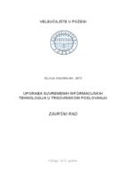 UPORABA SUVREMENIH INFORMACIJSKIH TEHNOLOGIJA U TRGOVINSKOM POSLOVANJU