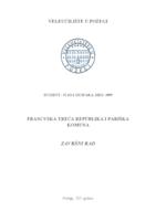 FRANCUSKA TREĆA REPUBLIKA I PARIŠKA KOMUNA