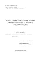 UTJECAJ DODATKA EMULGATORA LECITINA I VREMENA KONČIRANJA NA REOLOŠKA SVOJSTVA ČOKOLADE