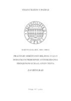 PRAĆENJE ODRŽIVOSTI BILJNOG ULJA S DODATKOM PRIRODNIH ANTIOKSIDANSA PRIMJENOM SCHAAL-OVEN TESTA