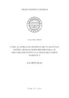 UTJECAJ APIKALNE DOMINACIJE NA RAZVOJ I DUŽINU JEDNOGODIŠNJIH IZBOJAKA IZ OKULIRANIH PUPOVA NA NEKOLIKO SORTI MARELICA