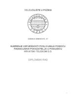 MJERENJE USPJEŠNOSTI POSLOVANJA POMOĆU FINANCIJSKIH POKAZATELJA U PODUZEĆU HRVATSKI TELEKOM D.D.