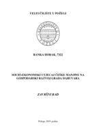 prikaz prve stranice dokumenta SOCIO-EKONOMSKI UTJECAJ ČEŠKE MANJINE NA GOSPODARSKI RAZVOJ GRADA DARUVARA