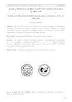 prikaz prve stranice dokumenta Marketinške karakteristike rezervacijskih sustava u turizmu