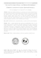prikaz prve stranice dokumenta Čimbenici uspješnosti malih i srednjih poduzeća
