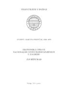 prikaz prve stranice dokumenta EKONOMIKA UPRAVE NACIONALNE I SVEUČILIŠNE KNJIŽNICE U ZAGREBU
