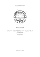prikaz prve stranice dokumenta REFORMA UPRAVNOG SUDOVANJA U REPUBLICI HRVATSKOJ