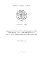 prikaz prve stranice dokumenta ZDRAVSTVENA ISPRAVNOST VODE PRIVATNIH BUNARA SELA KULE KROZ PARAMETAR UKUPNOG DUŠIKA I MIKROBIOLOŠKE ANALIZE