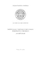 prikaz prve stranice dokumenta TRŽIŠTE RADA U REPUBLICI HRVATSKOJ - PERSPEKTIVE I TRENDOVI