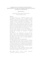 prikaz prve stranice dokumenta Comparative analysis of constitutional responsibility of the government for equalization of regional disparities