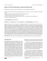 prikaz prve stranice dokumenta Impact of weeds from field margins on adjacent agriculture land