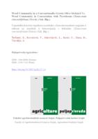 prikaz prve stranice dokumenta Weed Community in a Conventionally-Grown Olive Orchard Vs. Weed Community in Consociation with Pyrethrum (Tanacetum cinerariifolium (Trevir.) Sch. Bip.)