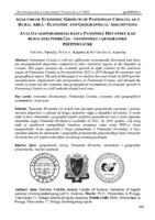 prikaz prve stranice dokumenta Analiza gospodarskog rasta Panonske Hrvatske kao ruralnog područja - ekonomske i geografske pretpostavke