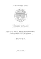 prikaz prve stranice dokumenta CESTOVNA MREŽA I REGISTRIRANA OSOBNA VOZILA U REPUBLICI HRVATSKOJ