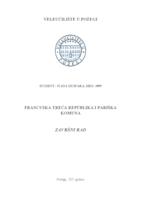 prikaz prve stranice dokumenta FRANCUSKA TREĆA REPUBLIKA I PARIŠKA KOMUNA
