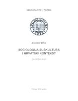 prikaz prve stranice dokumenta SOCIOLOGIJA SUBKULTURA I HRVATSKI KONTEKST