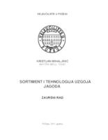 prikaz prve stranice dokumenta SORTIMENT I TEHNOLOGIJA UZGOJA JAGODA