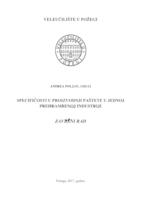 prikaz prve stranice dokumenta SPECIFIČNOSTI U PROIZVODNJI PAŠTETE U JEDNOJ PREHRAMBENOJ INDUSTRIJI