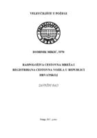 prikaz prve stranice dokumenta RASPOLOŽIVA CESTOVNA MREŽA I REGISTRIRANA CESTOVNA VOZILA U REPUBLICI HRVATSKOJ